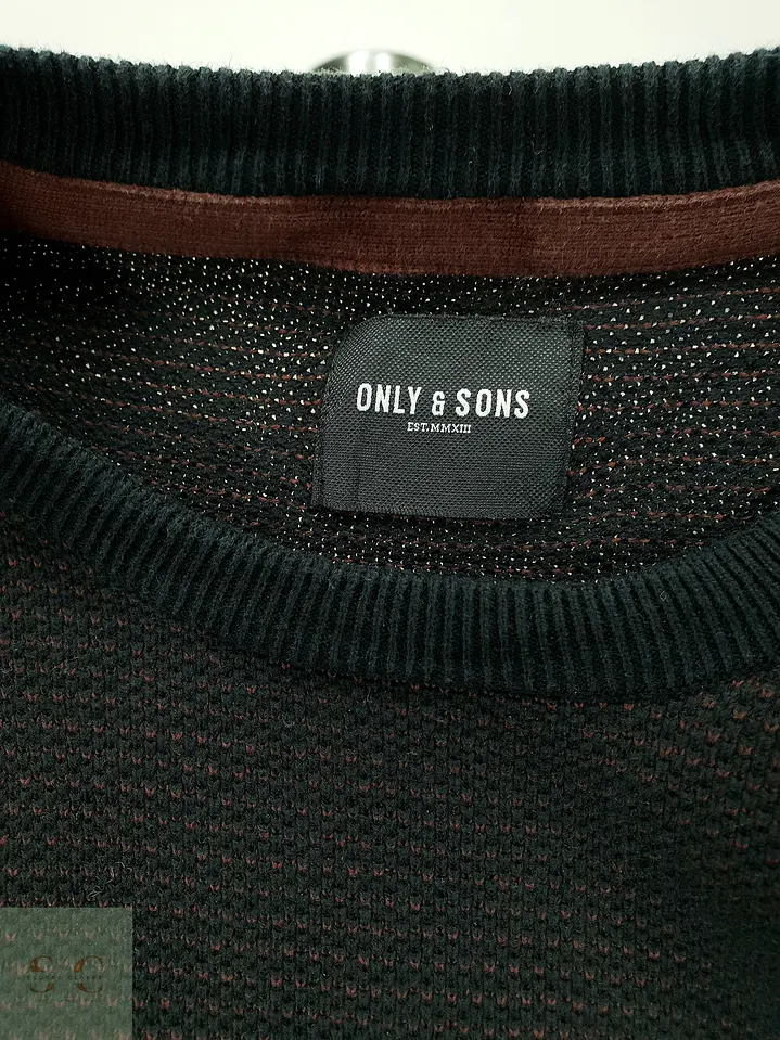 Jersei de Cuello Redondo en Punto Texturizado Only & Sons Talla LXL 3