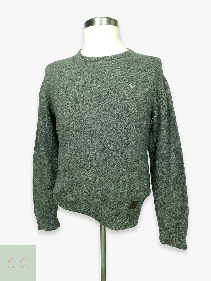 Sweater Cuello Redondo de Lana Merino Fynch-Hatton Talla M 1