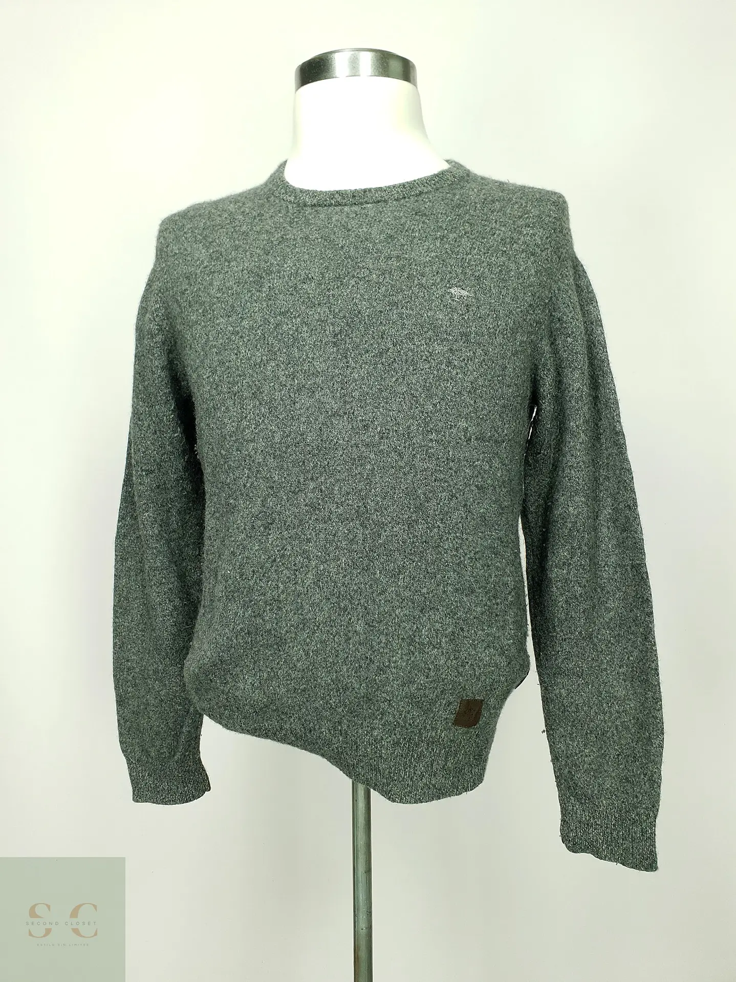 Sweater Cuello Redondo de Lana Merino Fynch-Hatton Talla M 2