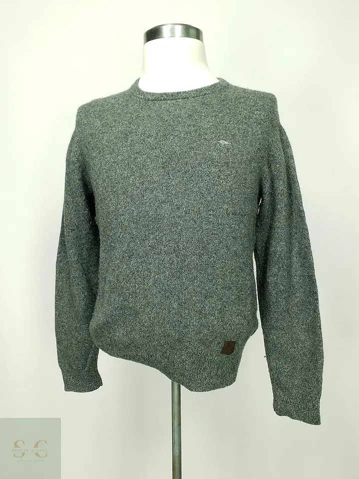 Sweater Cuello Redondo de Lana Merino Fynch-Hatton Talla M 2