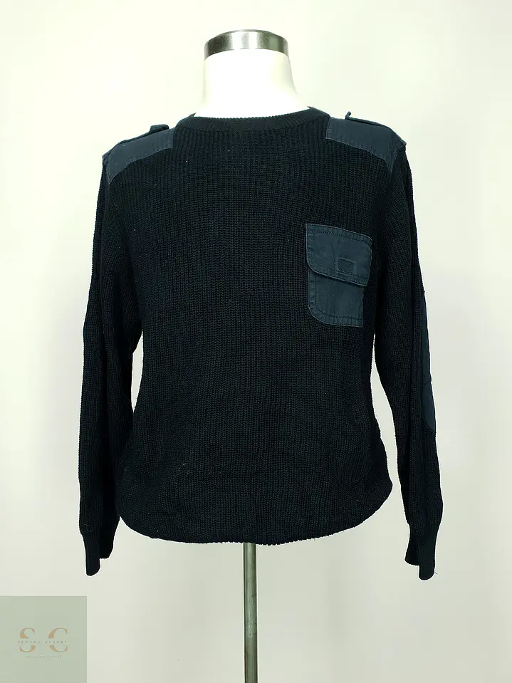 Suéter de Punto Grueso Estilo Militar Livergy Talla LXL 2