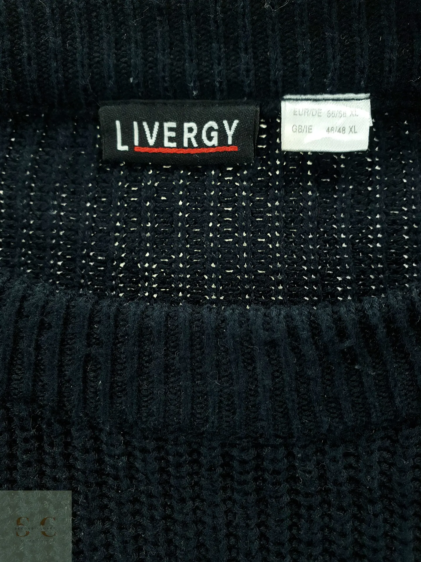 Suéter de Punto Grueso Estilo Militar Livergy Talla LXL 3