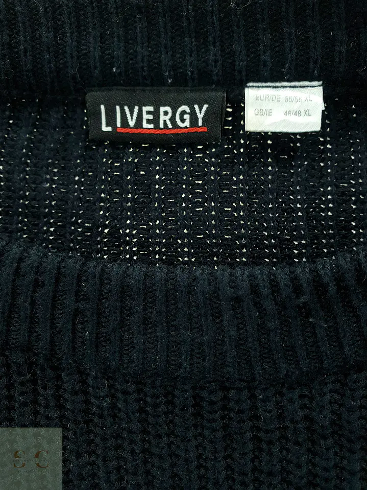 Suéter de Punto Grueso Estilo Militar Livergy Talla LXL 3