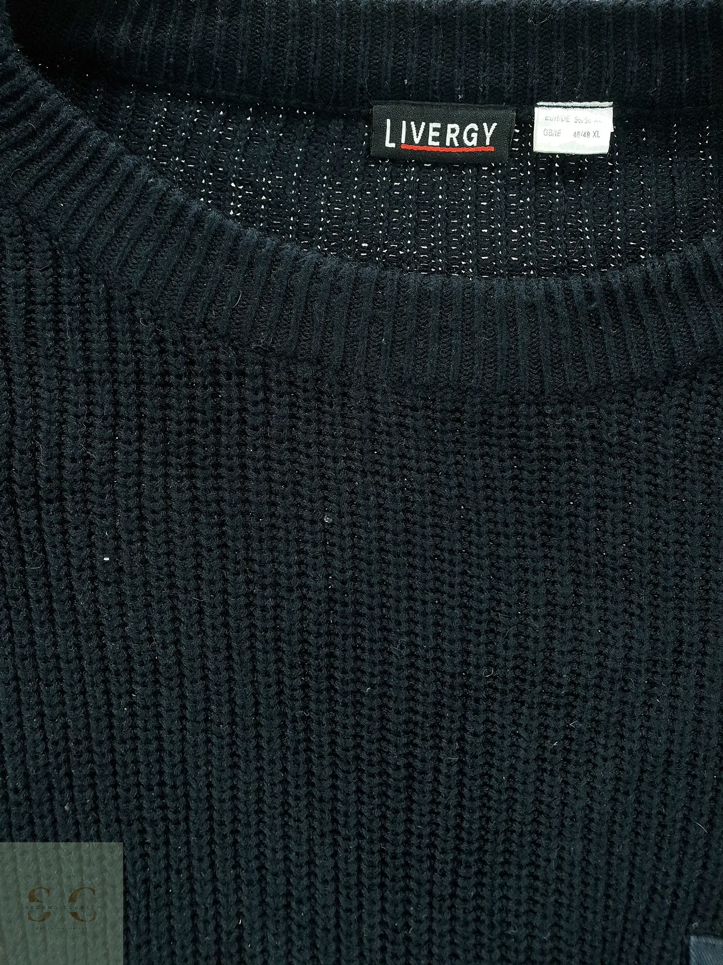 Suéter de Punto Grueso Estilo Militar Livergy Talla LXL 4