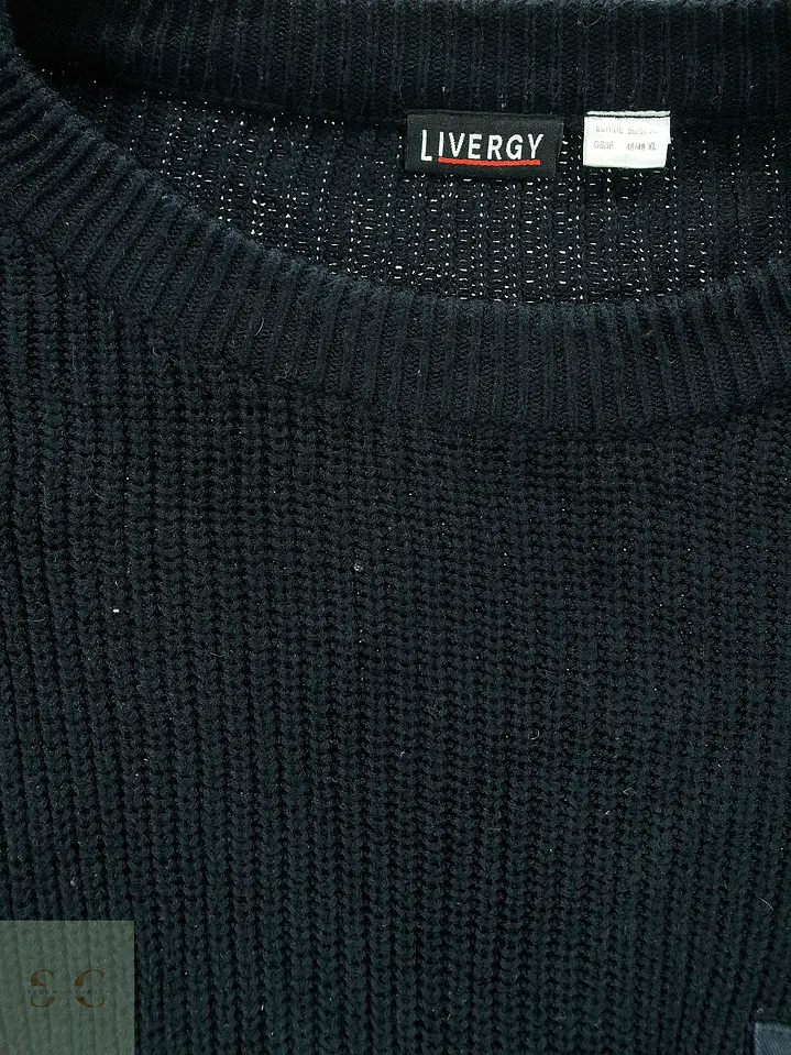 Suéter de Punto Grueso Estilo Militar Livergy Talla LXL 4