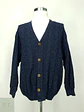 Cárdigan de Punto Trenzado en Azul Marino Monello Talla XL - Miniatura 2