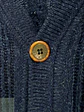 Cárdigan de Punto Trenzado en Azul Marino Monello Talla XL - Miniatura 4
