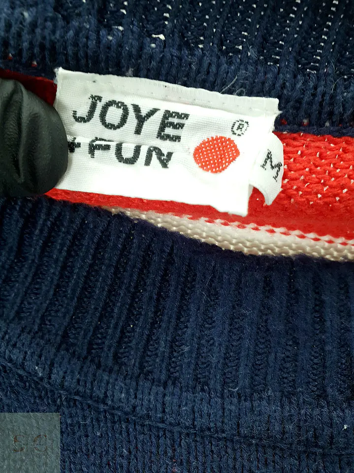 Sweater Tejido Ilustrado en Azul Marino Joye + Fun Talla ML 3