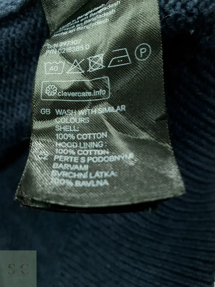 Cárdigan Tejido con Capucha en Azul Marino L.O.G.G. Label of Graded Goods Talla M 4