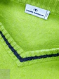 Suéter de Punto Cuello V en Verde Lima Tom Tailor Talla XL - Miniatura 3