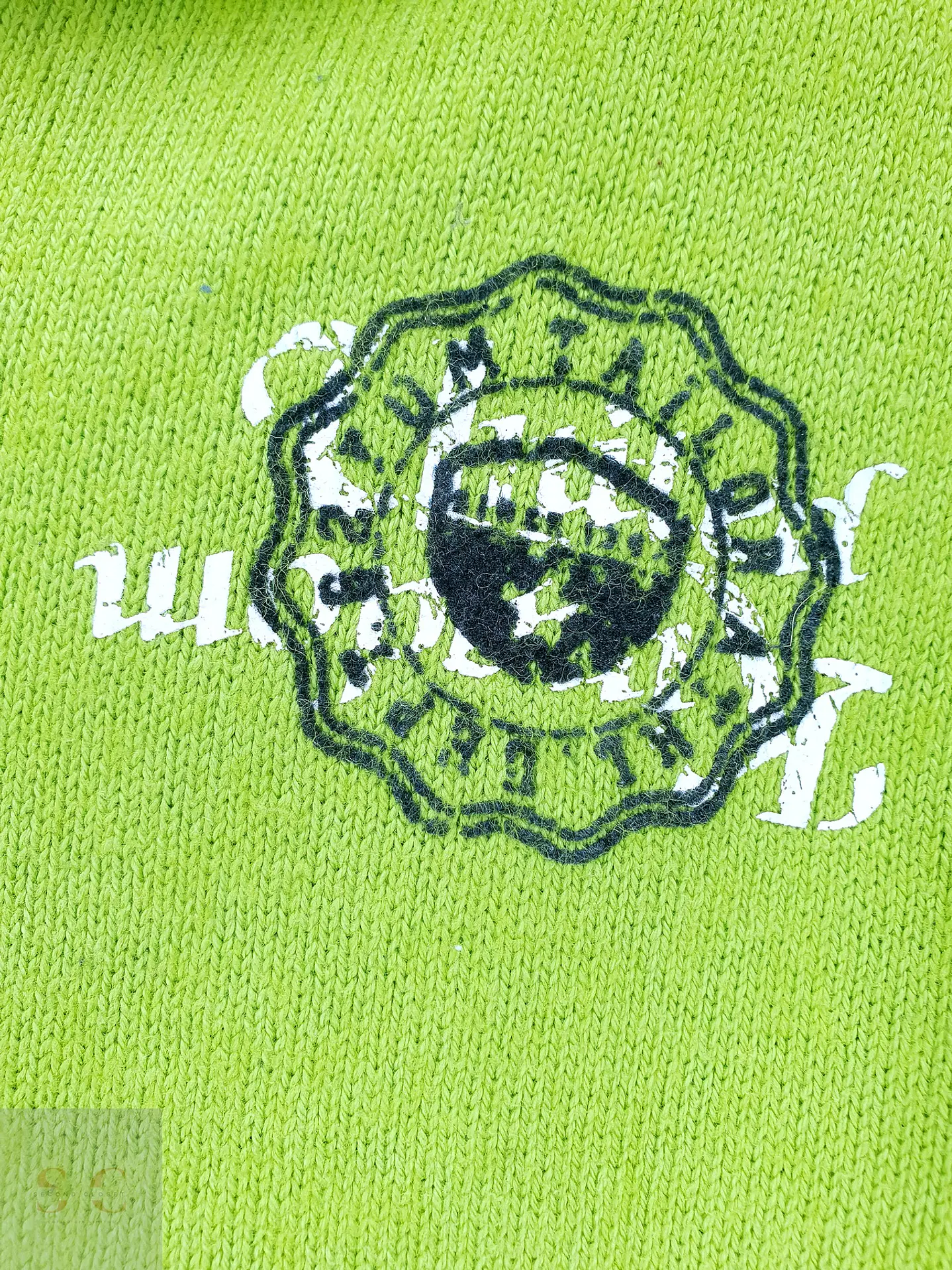 Suéter de Punto Cuello V en Verde Lima Tom Tailor Talla XL 4