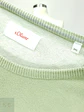 Suéter de Punto Fino Cuello Redondo en Verde Salvia s.Oliver Talla XXXL - Miniatura 3