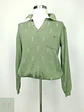 Sweater Polo de Punto Fino con Bolsillo en Verde Olivo Fischer for Men Talla ML - Miniatura 2