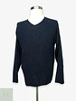 Jersey de Punto con Escote en V en Azul Marino McPercy Sportswear Talla ML - Miniatura 1