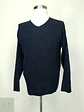 Jersey de Punto con Escote en V en Azul Marino McPercy Sportswear Talla ML - Miniatura 2