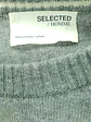 Suéter de Punto Cuello Redondo en Gris Melange Selected Homme Talla M - Miniatura 4