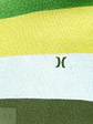 Jersey de Punto Fino a Franjas en Verde Oliva y Amarillo Hurley Talla L - Miniatura 4
