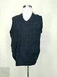 Chaleco Tejido sin Mangas con Cuello en V en Azul Marino GLER Talla LXL - Miniatura 2