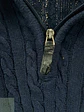 Suéter de Punto Trenzado con Medio Cierre en Azul Marino Identic Man Talla XL - Miniatura 4