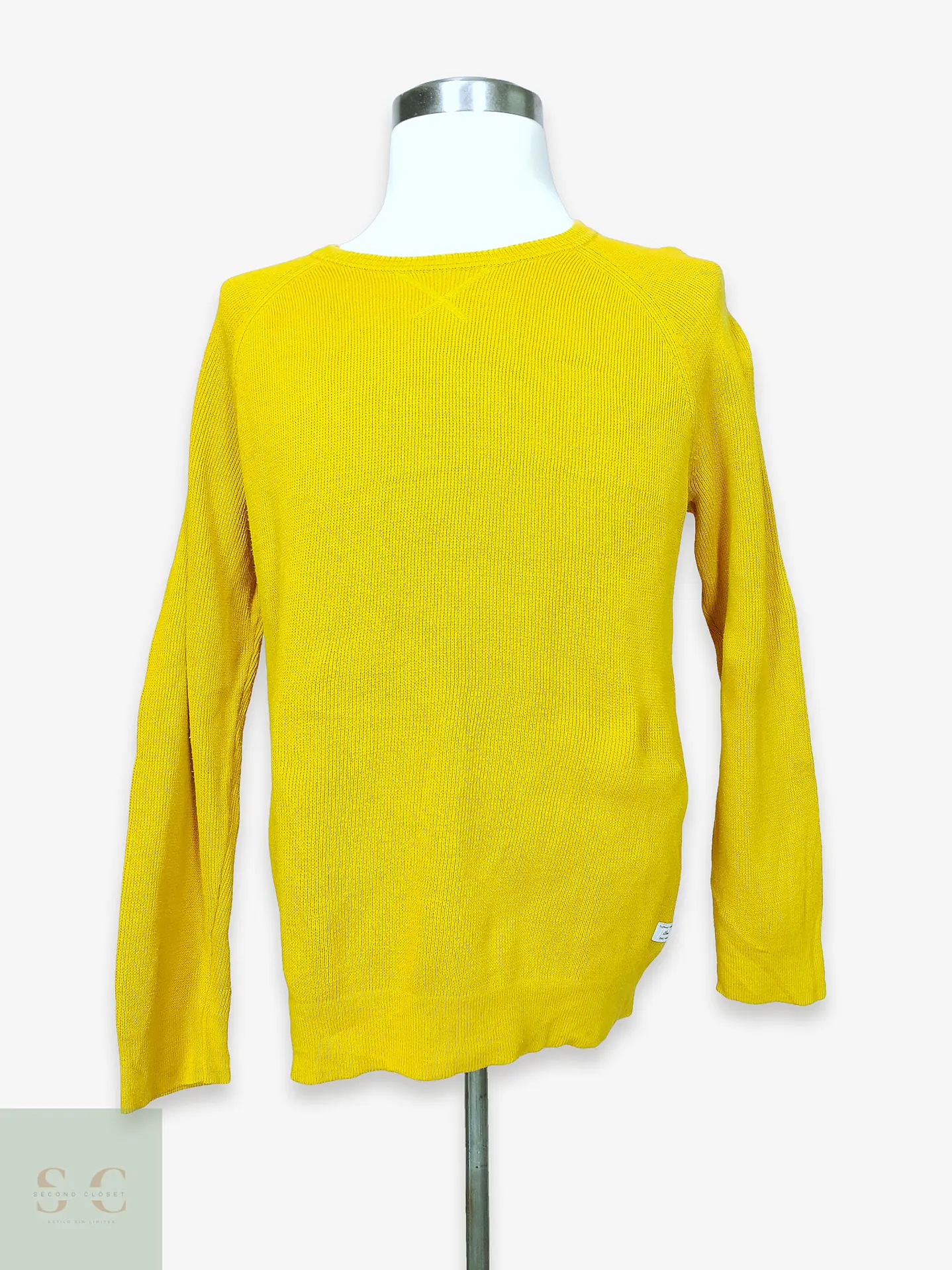 Jersey de Punto de Algodón en Amarillo Mostaza s.Oliver Talla ML 1