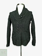 Suéter de Punto Trenzado con Cuello Cruzado en Gris Antracita L.O.G.G. by H&M Talla S - Miniatura 1