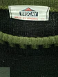 Suéter de Punto Estructurado con Acentos en Negro y Verde Oliva Biscay (Made by Vandris) Talla XL - Miniatura 3