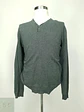 Suéter de Punto Fino Henley en Gris Melange For Friends Talla L - Miniatura 2
