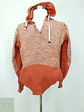 Suéter de Punto Grueso con Capucha en Terracota Jaspeado Billabong Talla LXL - Miniatura 2