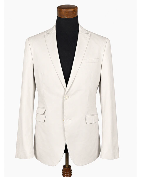 Blazer Angelo Litrico – Blanco algodón – Talla M