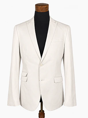 Blazer Angelo Litrico – Blanco algodón – Talla M