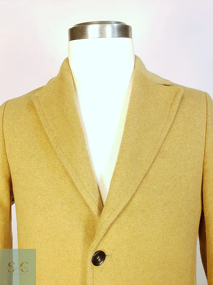 Abrigo Camel Japonés Sisley Lana Talla SM 5