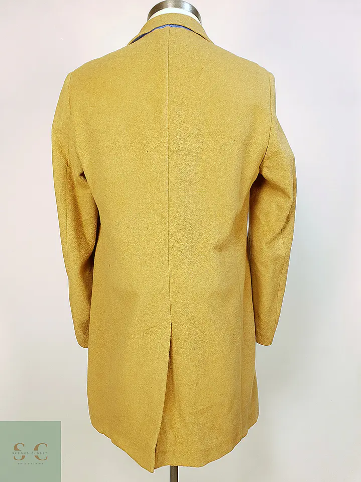 Abrigo Camel Japonés Sisley Lana Talla SM 11