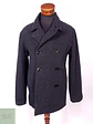 Abrigo Marinero Kenneth Cole Plomo Lana Talla L - Miniatura 2