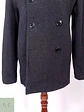 Abrigo Marinero Kenneth Cole Plomo Lana Talla L - Miniatura 6