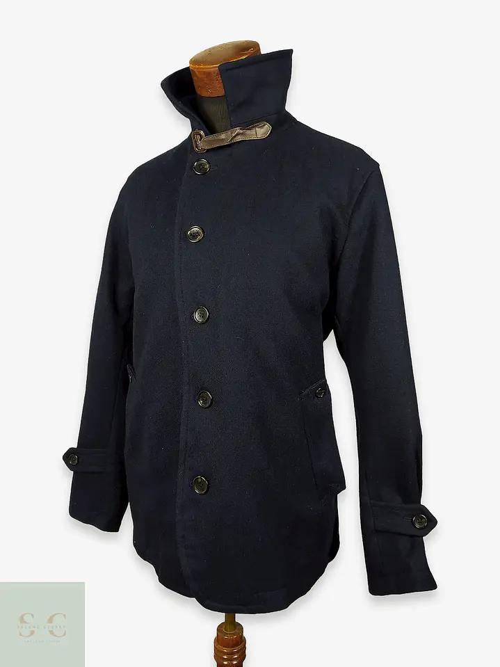 Abrigo Lana Oxford Azul – TALLA L 1