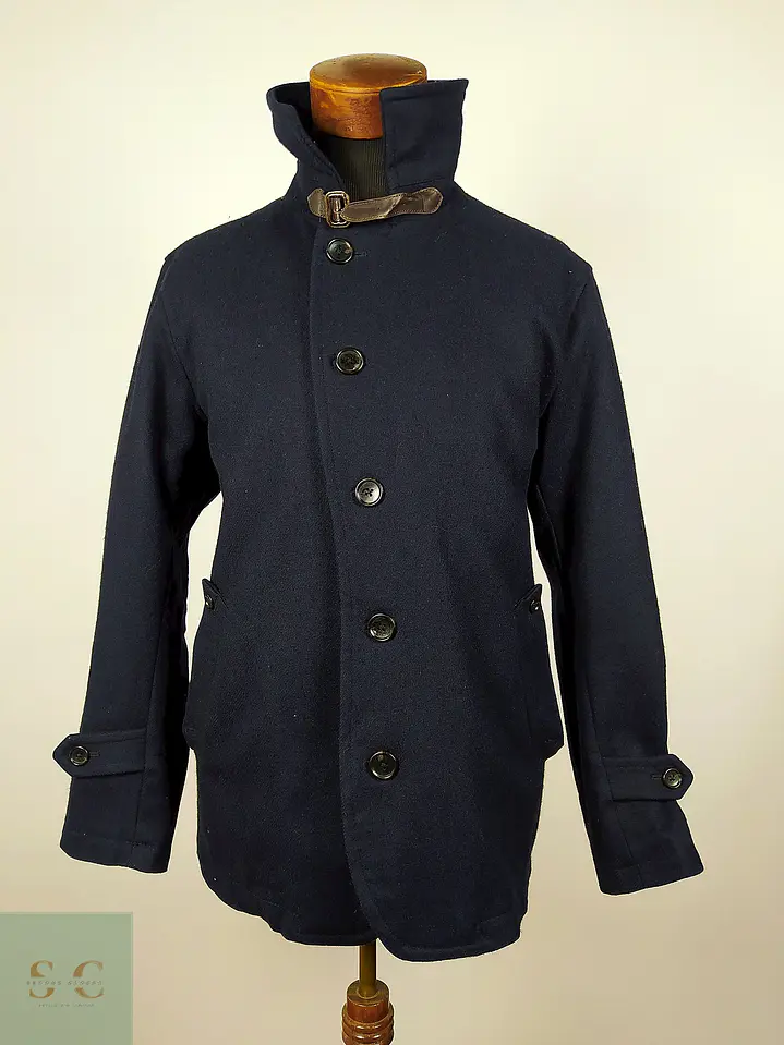 Abrigo Lana Oxford Azul – TALLA L 3
