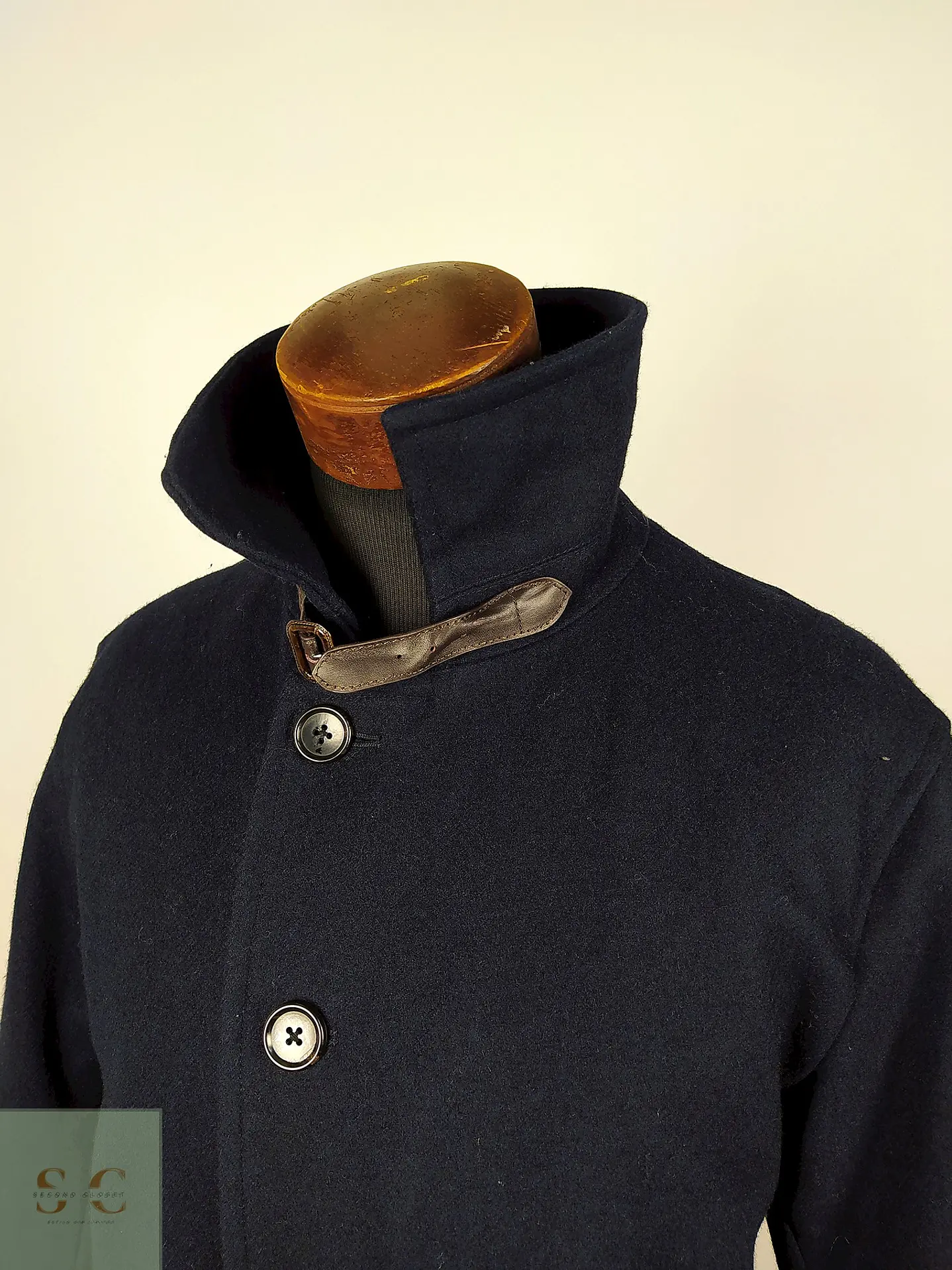 Abrigo Lana Oxford Azul – TALLA L 4