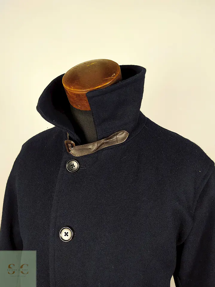 Abrigo Lana Oxford Azul – TALLA L 4
