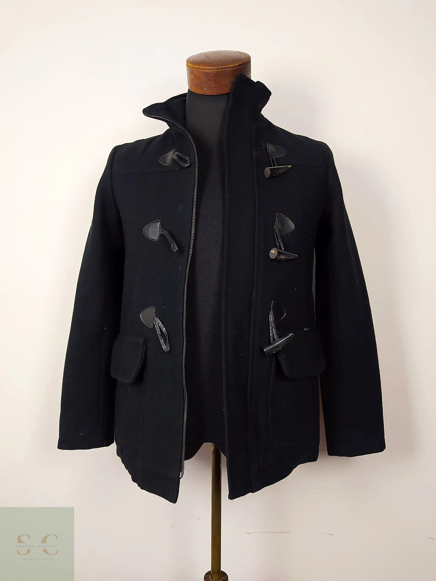Chaqueta lana hombre Talla XS LOR EAK MENDIAN NEGRO - GG38 2