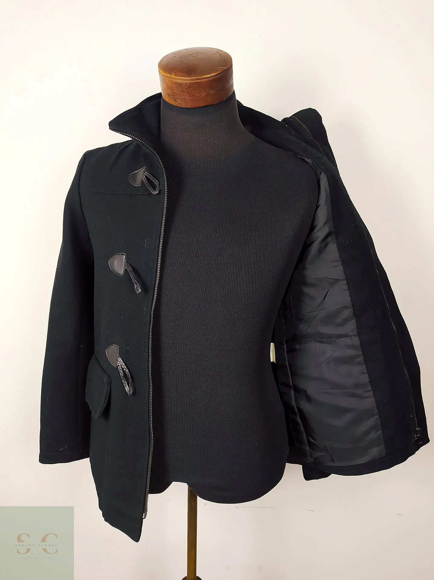 Chaqueta lana hombre Talla XS LOR EAK MENDIAN NEGRO - GG38 5