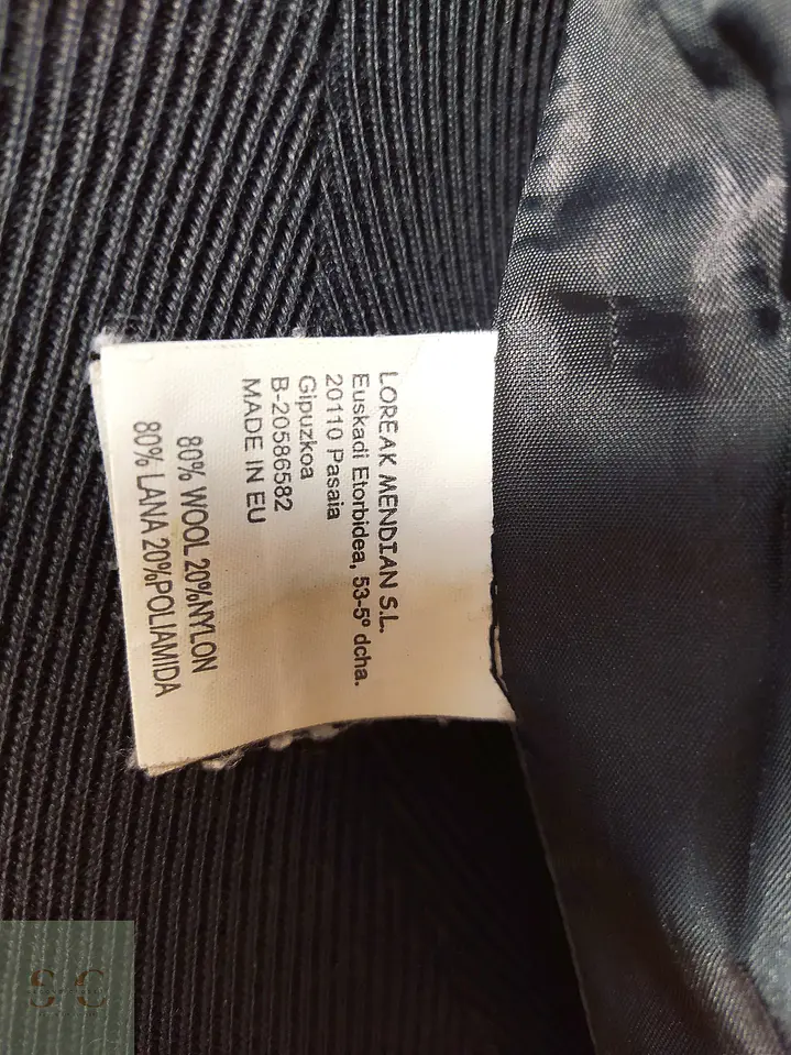 Chaqueta lana hombre Talla XS LOR EAK MENDIAN NEGRO - GG38 6