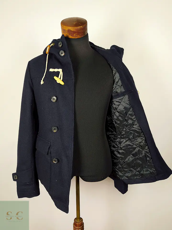 Abrigo Japonés Montgomery lana azul Journal Standard Talla S  5