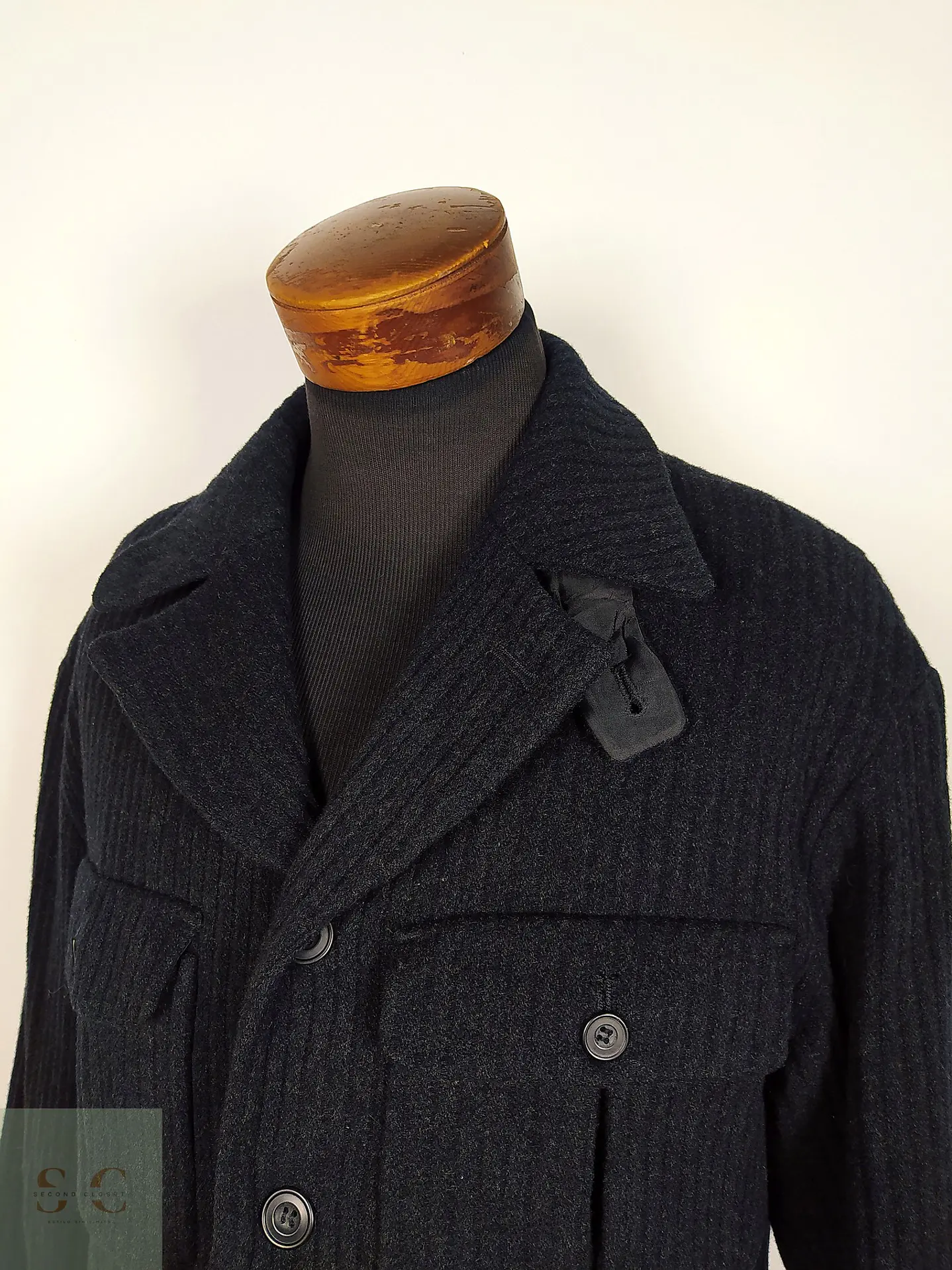 Abrigo chaqueton lana Talla XL REQUESTED PLOMO  5