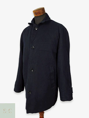 Abrigo lana hombre chaqueton azul  Talla LXL London Fog