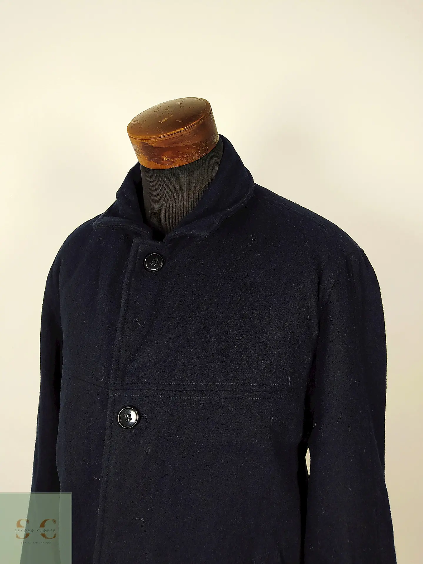 Abrigo lana hombre chaqueton azul  Talla LXL London Fog 4