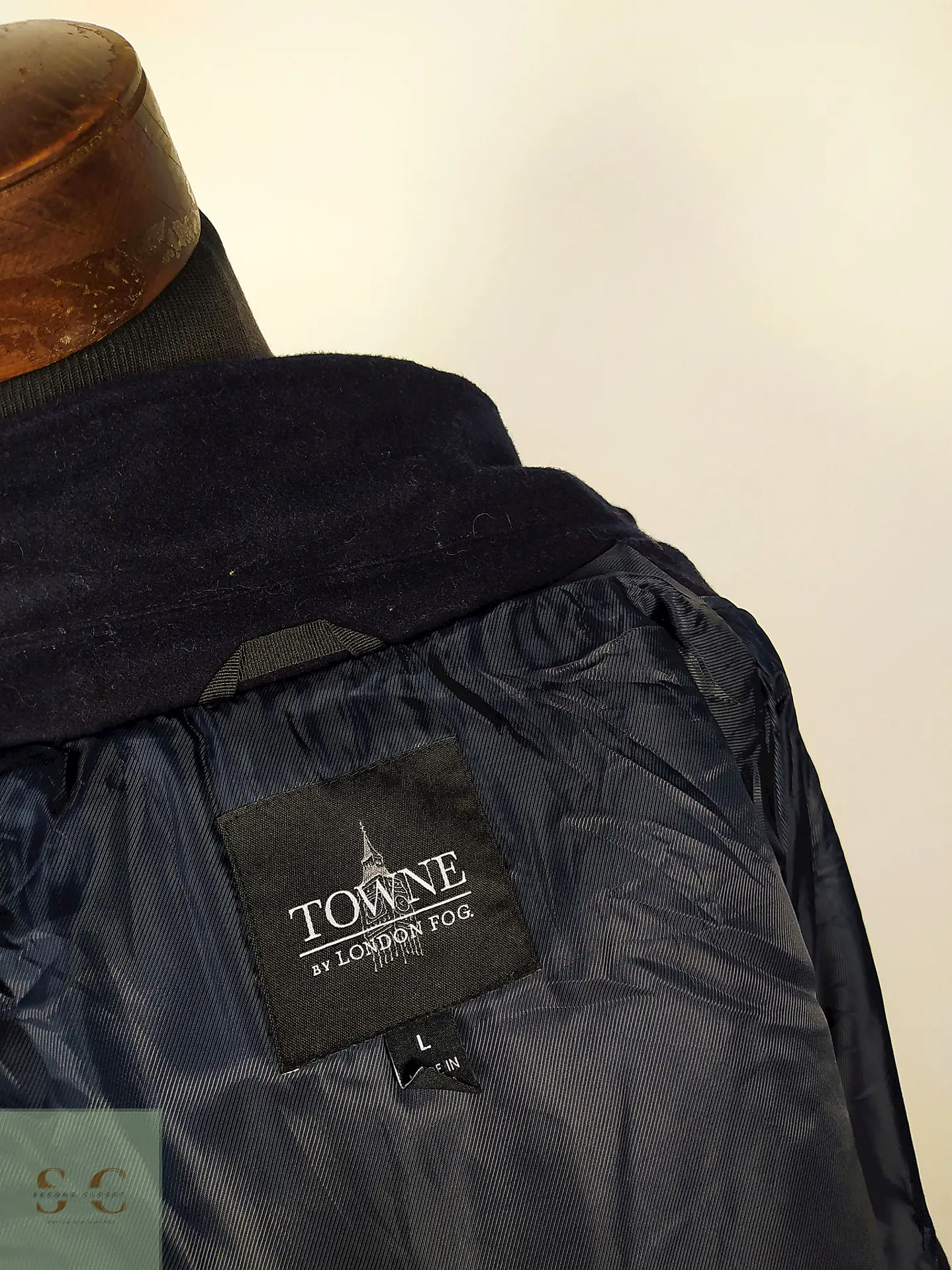 Abrigo lana hombre chaqueton azul  Talla LXL London Fog 5