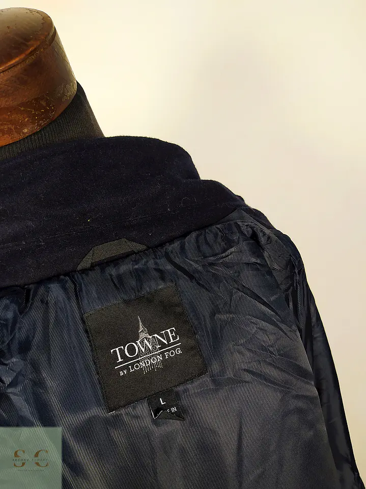 Abrigo lana hombre chaqueton azul  Talla LXL London Fog 5