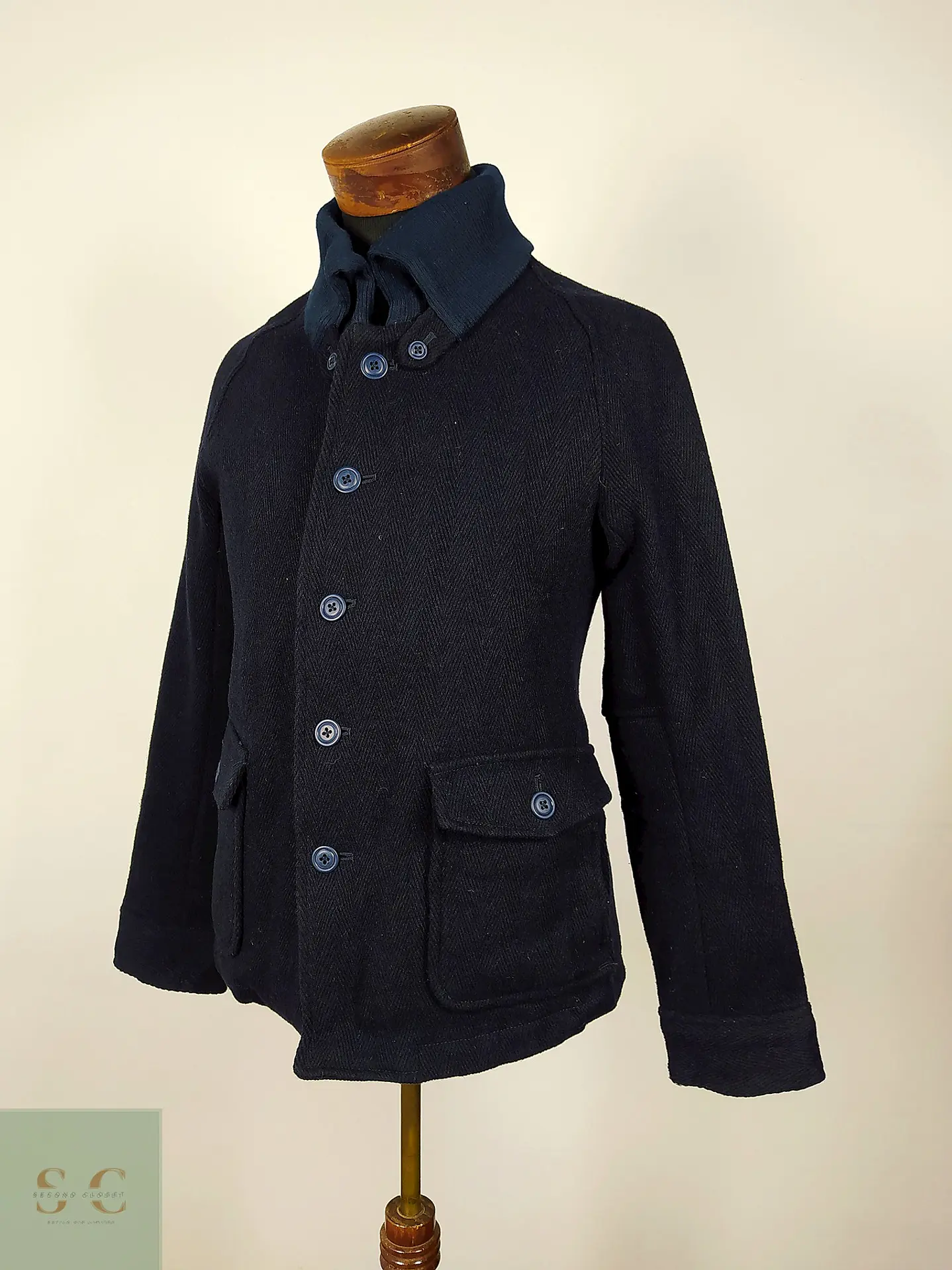 Abrigo Japonés Ciao Panic Lana Premium Azul TALLA XS 2