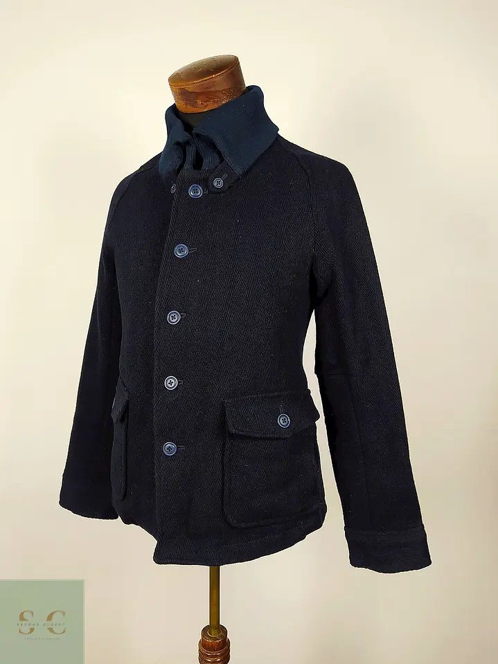 Abrigo Japonés Ciao Panic Lana Premium Azul TALLA XS 2