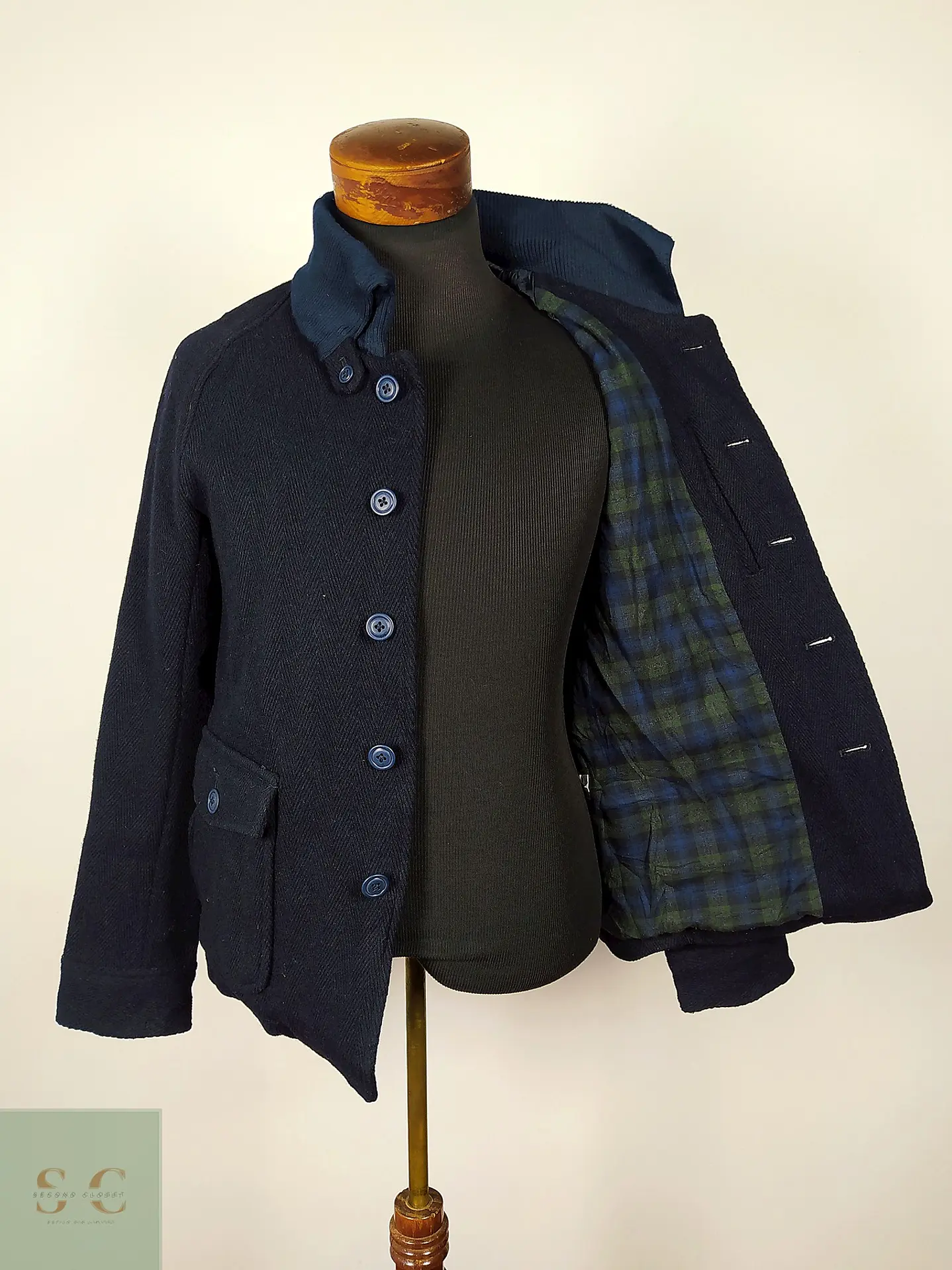 Abrigo Japonés Ciao Panic Lana Premium Azul TALLA XS 4